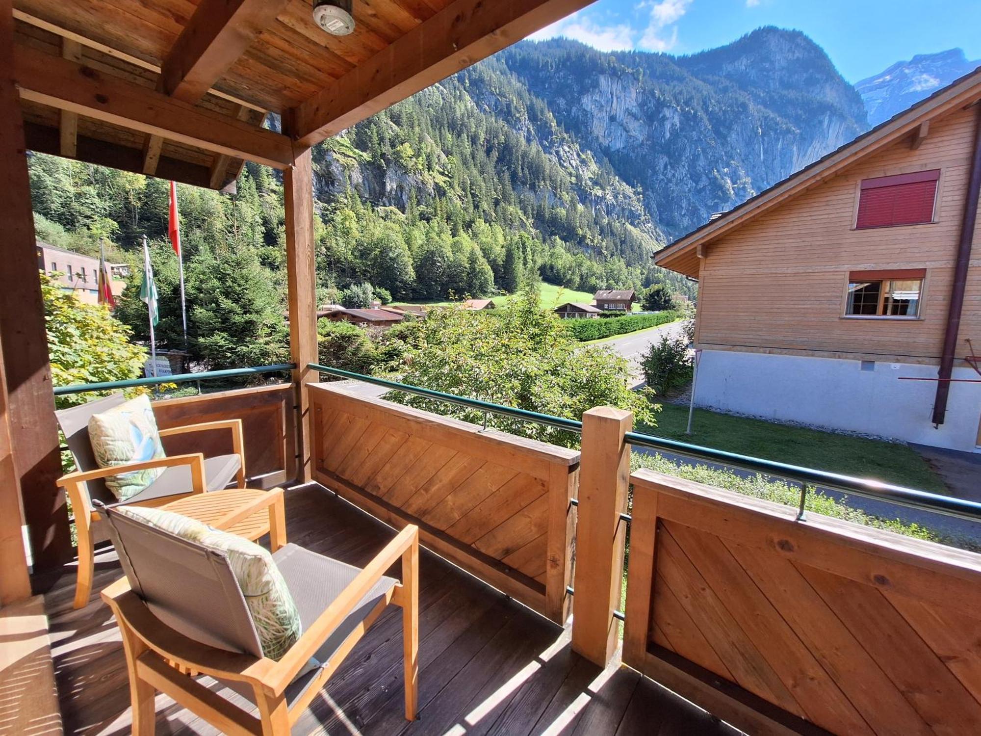 Luxury Family Apartment Lauterbrunnen Esterno foto