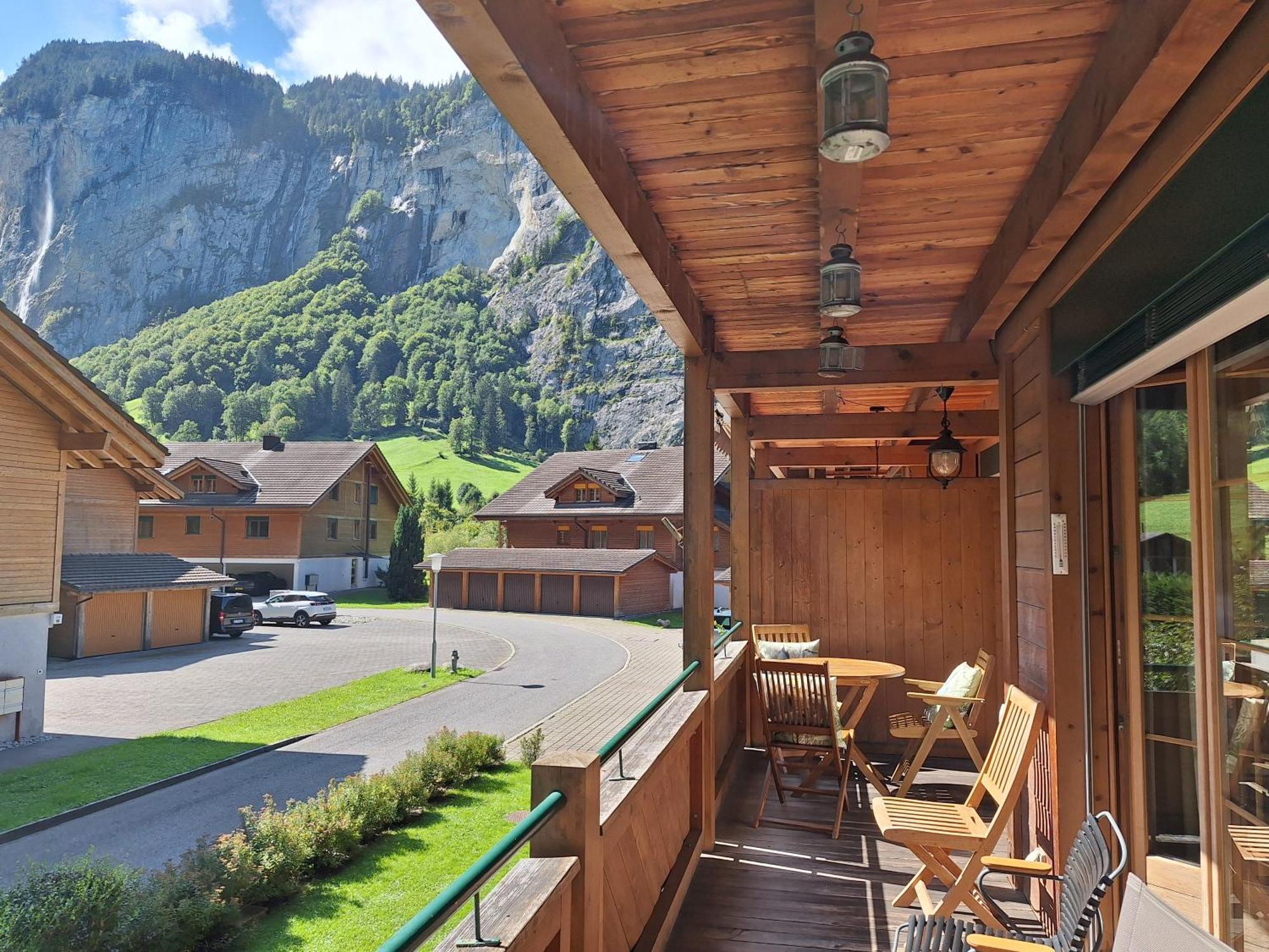 Luxury Family Apartment Lauterbrunnen Esterno foto